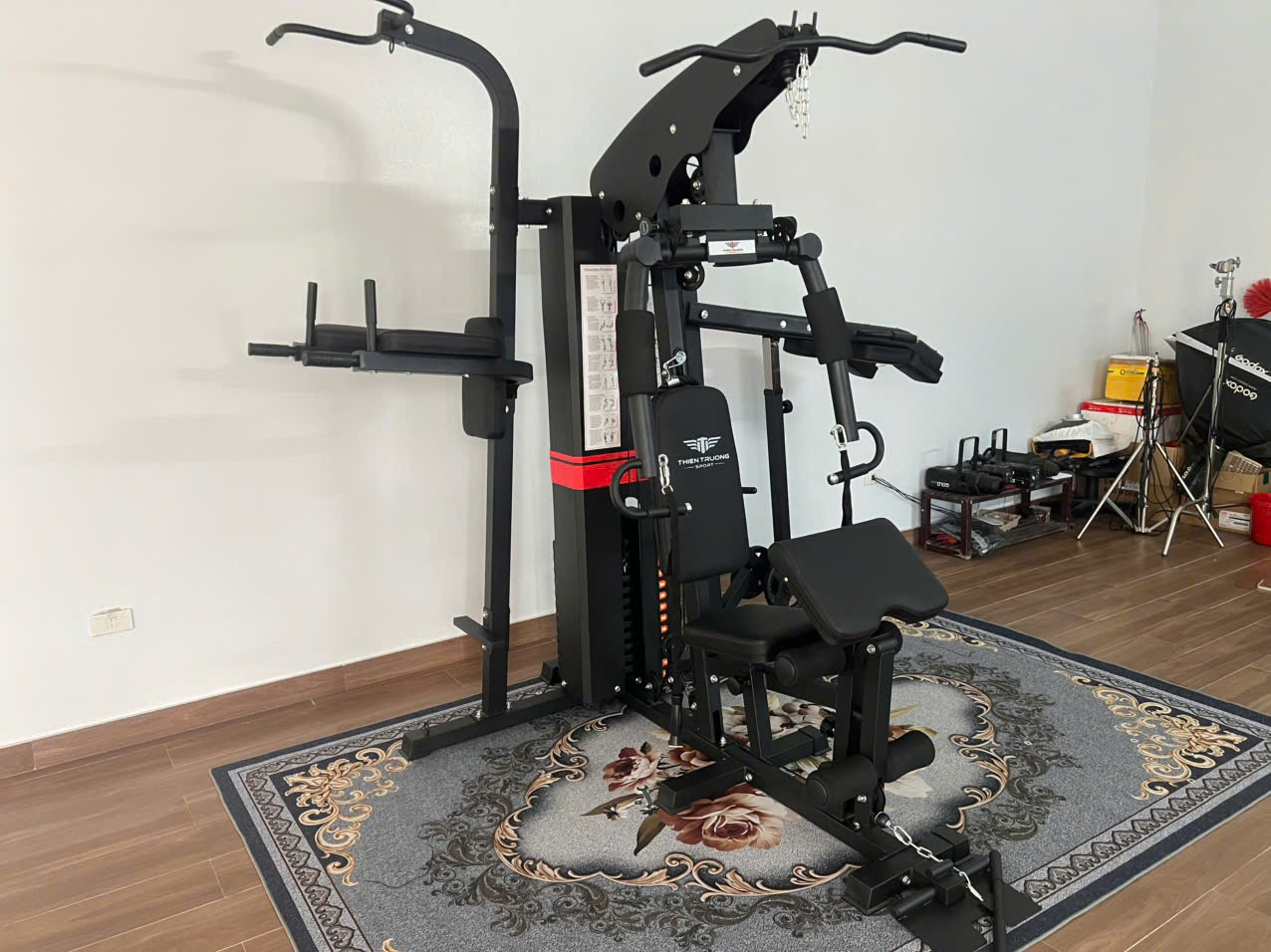 lắp đặt giàn tạ đa năng cao cấp chính hãng